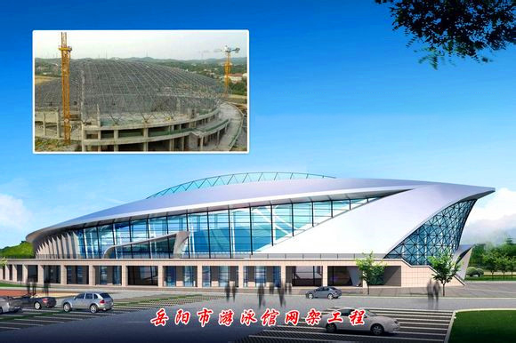 新乐游泳池网架